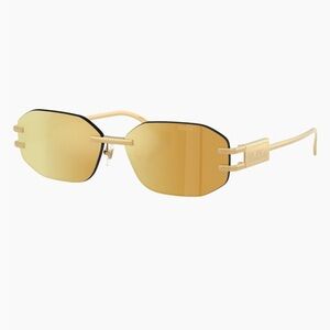 Versace Gold-Tinted Sunglasses for Women